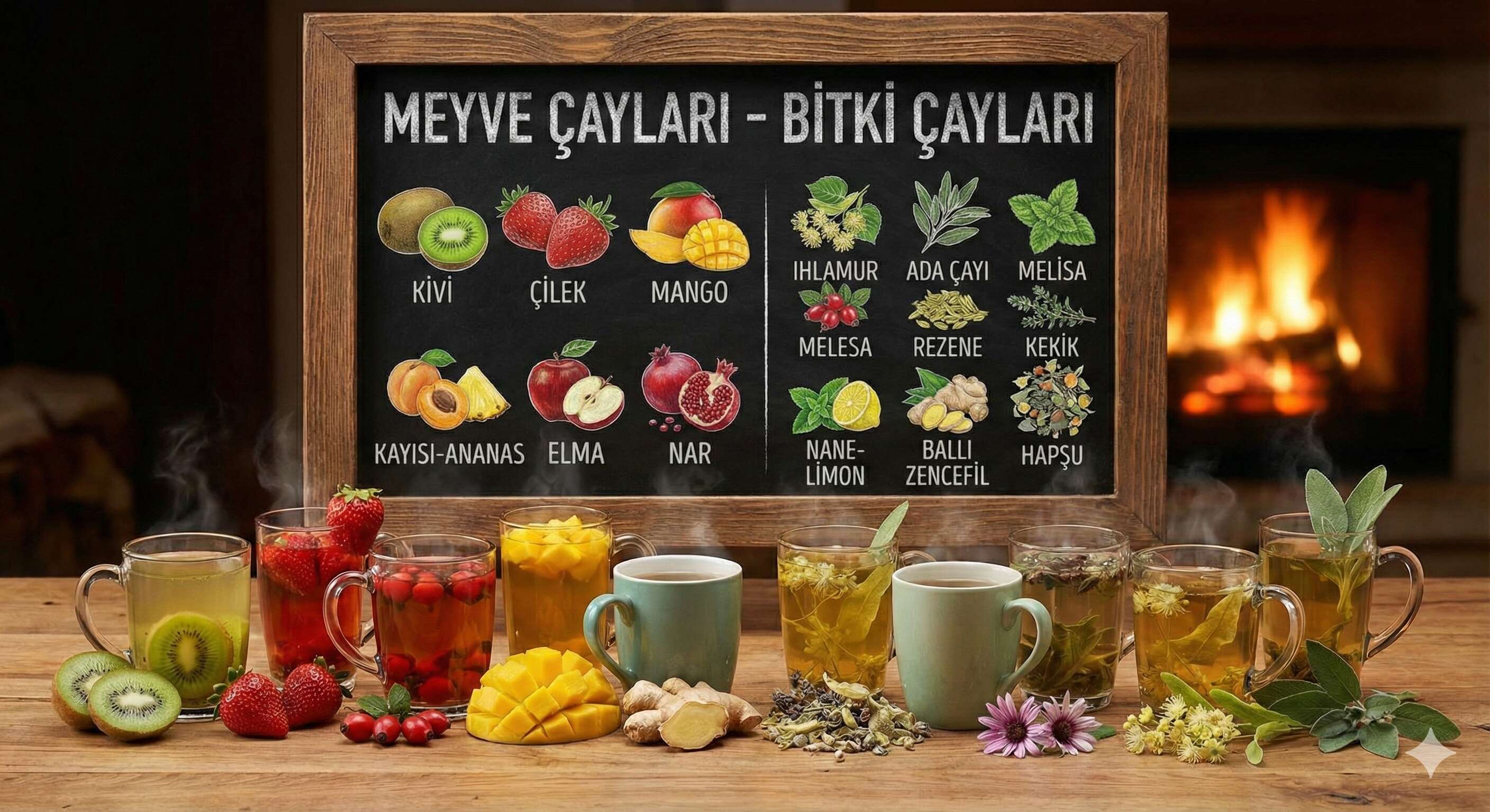 Meyve Çayları-Bitki Çaylar