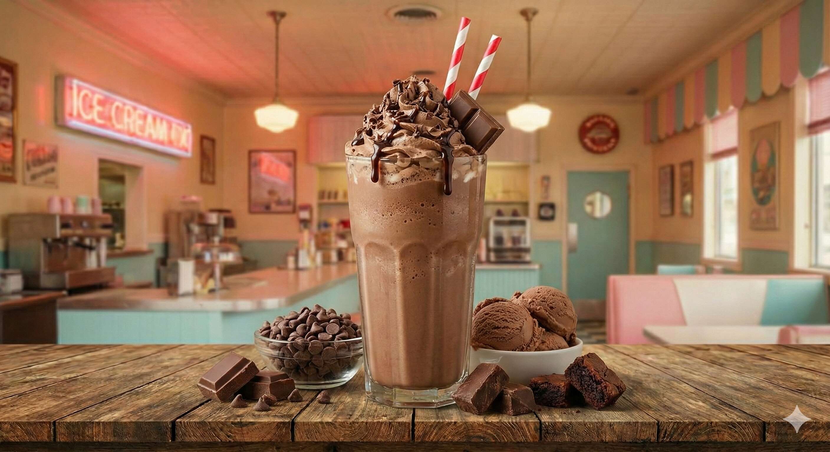  Çikolatalı Milkshake