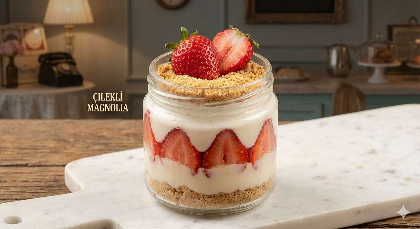 Çilekli Magnolia
