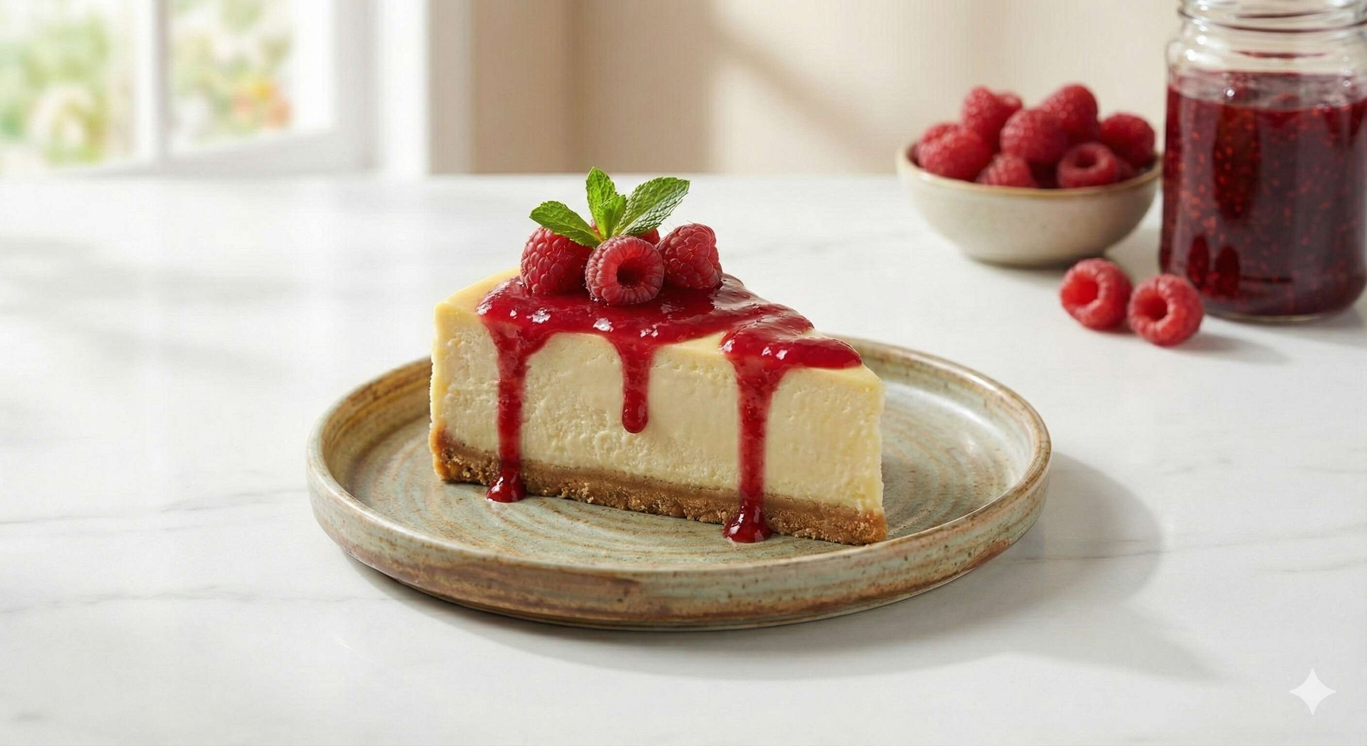 Frambuazlı Cheesecake